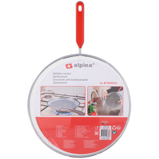 Copertura antispat Alpina 29x43 cm in acciaio inossidabile