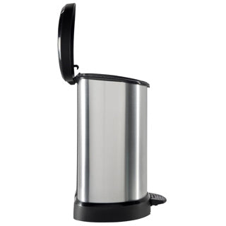 Curver Curver Pedal Bin Deco Deco D 15 L de color plateado