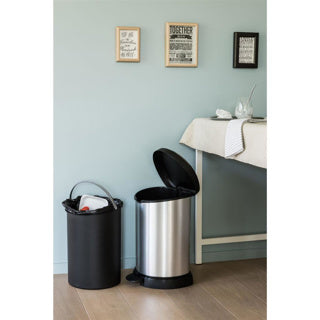Curver Curver Pedal Bin Deco Deco D 15 L de color plateado