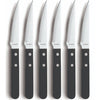 Amefa Amefa Pizza Steak Knife Set Black a 6 pezzi