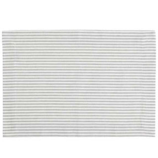 Lino più placemat Streep S 4 grigio chiaro