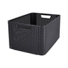 Curver style mand l stapelbaar antraciet