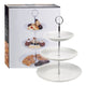 Excelente Housware Exccelent Housware Etager Porcelana 3 Capa 36 cm de altura