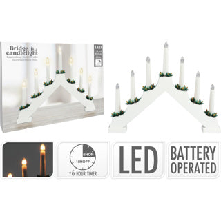 Ambiente Ambiance Candle Bridge con 7 LED White