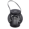 Grundig grundig lanterna led soloar 15x16 cm nera
