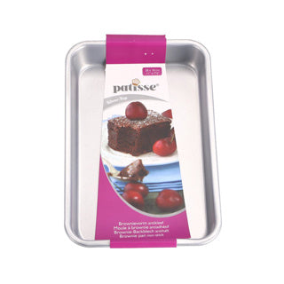 Patisse Patisse Brownie Form 28x18x4 cm argento