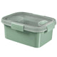 Curver smart to go eco lunchbox - 1,2 liter + bestekset + sauscup - eco groen