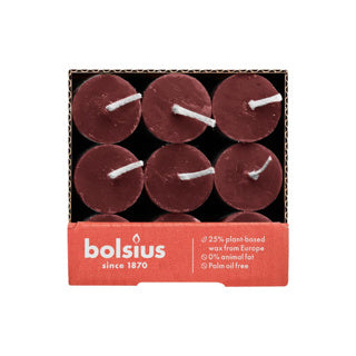 Bolsius Dinner Candle Rustic Red 27 cm