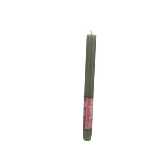 Bolsius Dinner Candle Rustic Olive Green 27 cm