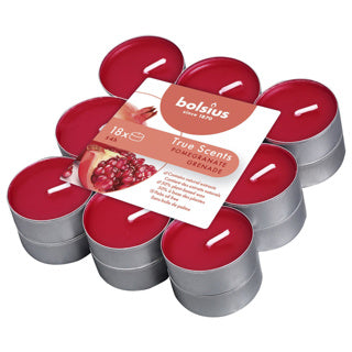 Bolsius Geurtheelichten True profumi PomegranaAppel 18 pezzi