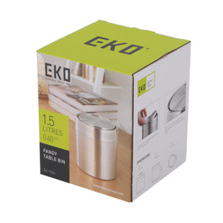 Eko Table Waste Bin Fandy 1.5L - Silver