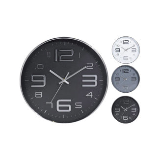Reloj de pared 30.5 cm 3 Surorti Silver