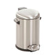 Eko Vepa Bins Pedal Bin Belle Deluxe Mat de acero inoxidable 3 litros