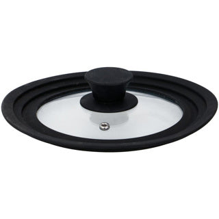 Coperchio di vetro Alpina con bordo silicone 16 18 20 cm