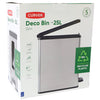 Curver Curver Curver Decobin Slim Pedal Bin 25L METALLICO NERO