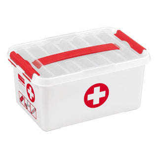 Caja de primeros auxilios Q-Line SunWARWARE 6L 30X20X14 CM ROJO BLANCO