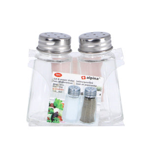 Pimienta alpina y juego de sales de vidrio