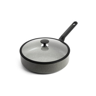Bk granite hapjespan met deksel ø28 cm