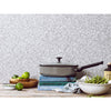 Bk granite hapjespan met deksel ø28 cm
