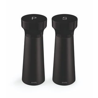 AMEFA AMEFA Mulino di sale al pepe in legno set 15 cm 2 pezzi neri