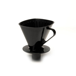 Dbp koffiefilterhouder zwart met tuit | 2 stuks