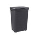Curver Curver Style Wicker Look Cesta de lavandería 60L Anthracite