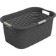 Cesta de lavandería de Rotho 40L país antracita