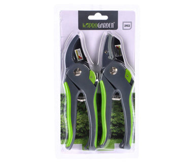 Pro Garden Garden garden shears Set 2 pieces Speed ​​shears and hedge trimmer 20 cm