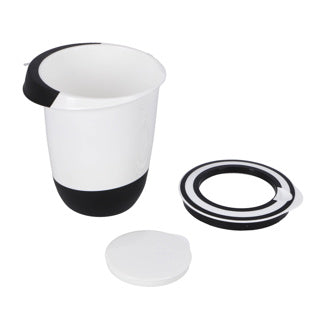 Tazón de mezcla básica con tapa 1.5L blanco blanco