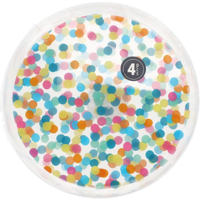 Placas con puntos 22.5 cm, 4st.