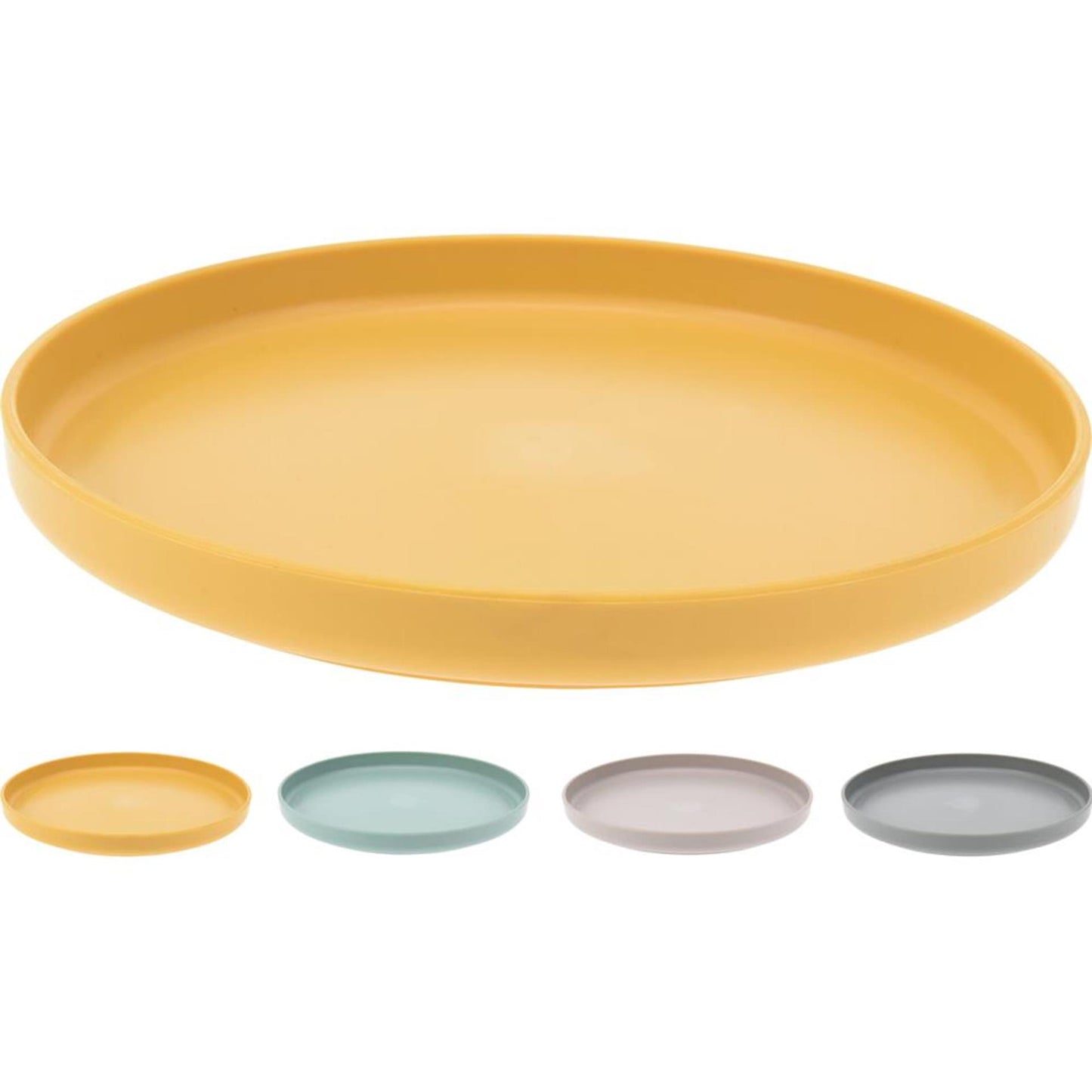 Ottimo piatto casalingo in plastica riciclata ø19,5cm