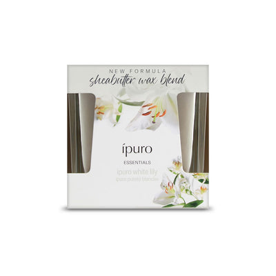 Candela profumata Ipuro giglio bianco 125gr.