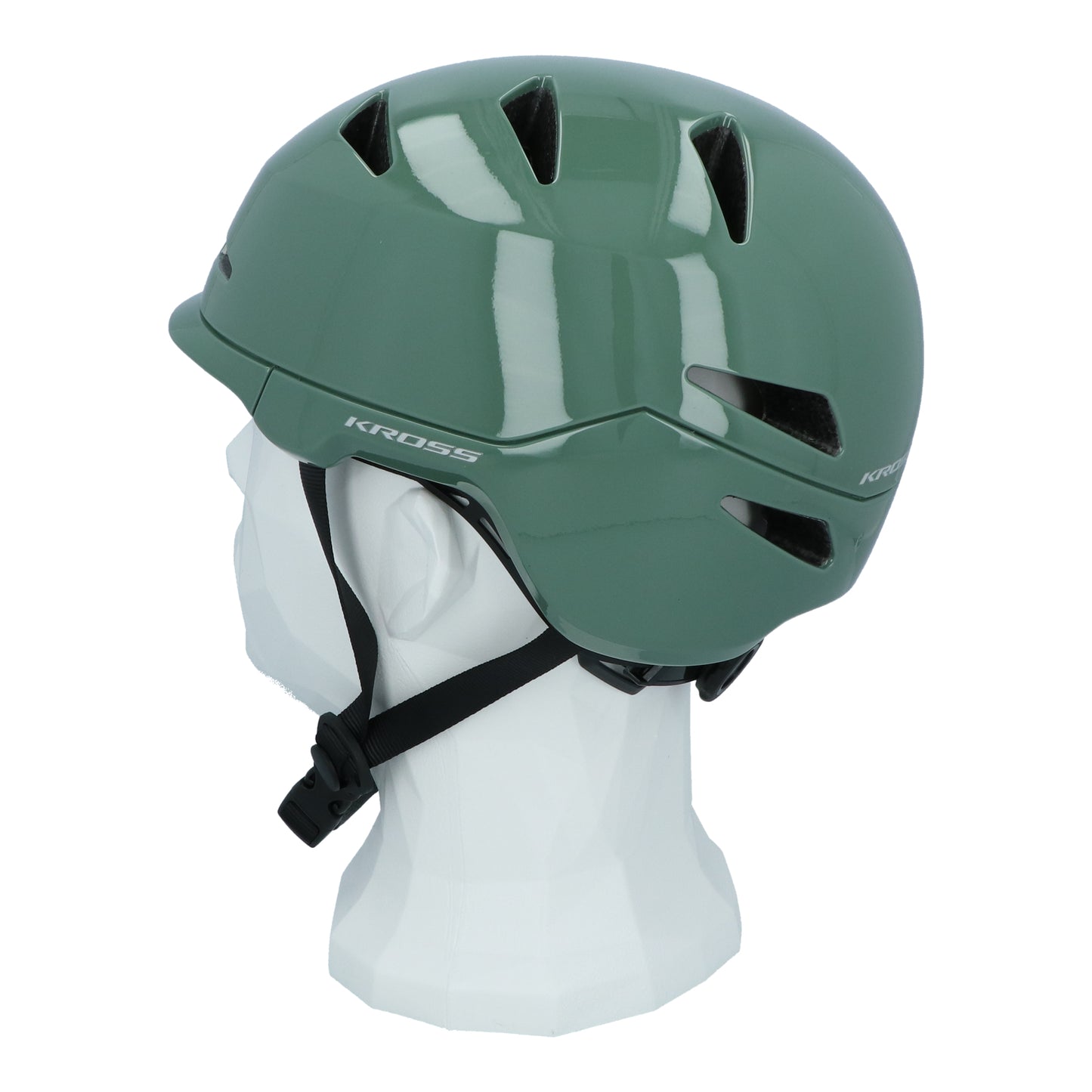 Helmet Kross Bicycle City Capillo M (54-58 cm) - Green