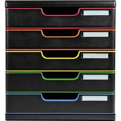 Mobile 5 cassetti exacompta modulo nero