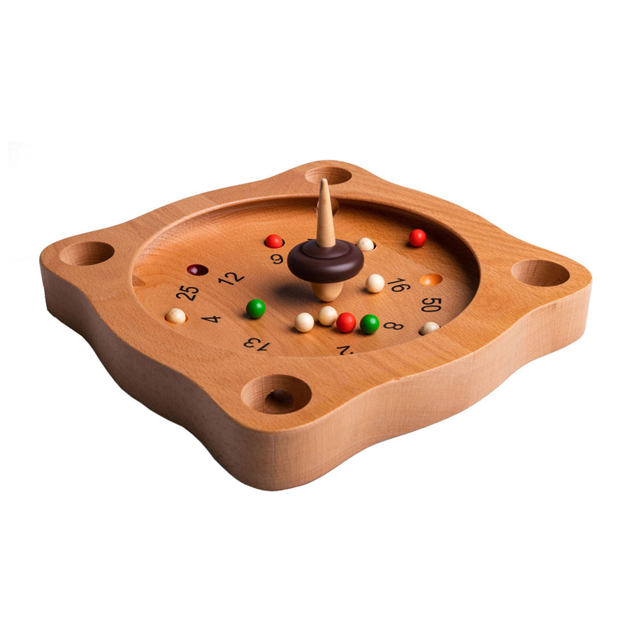 Clown Games Tiroler Roulette Wood Board Game