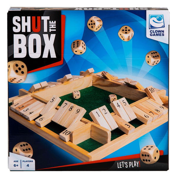 Juegos de payaso apagan la caja Juego de mesa de madera