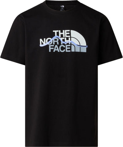 Maglietta outdoor da uomo The North Face M Mountain Line Regular a maniche corte - TNF nera