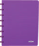 Atoma - trendy notebook | ft a5 | 144 pages | lined | transparent purple