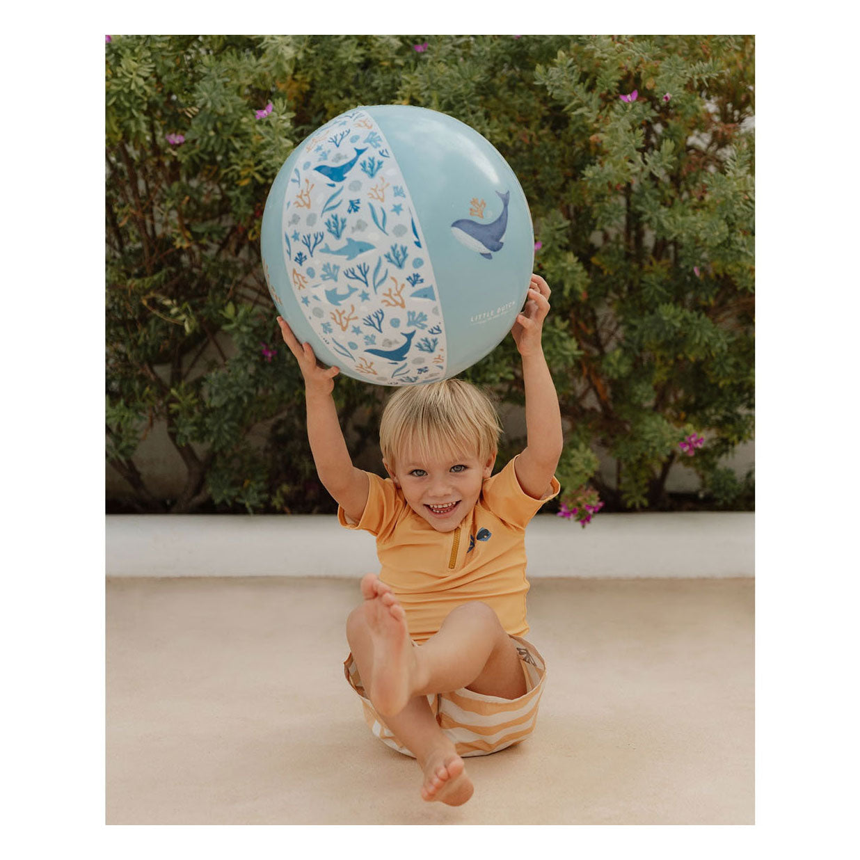 Little Dutch Ocean Dreams Strandball Blue, 35 cm