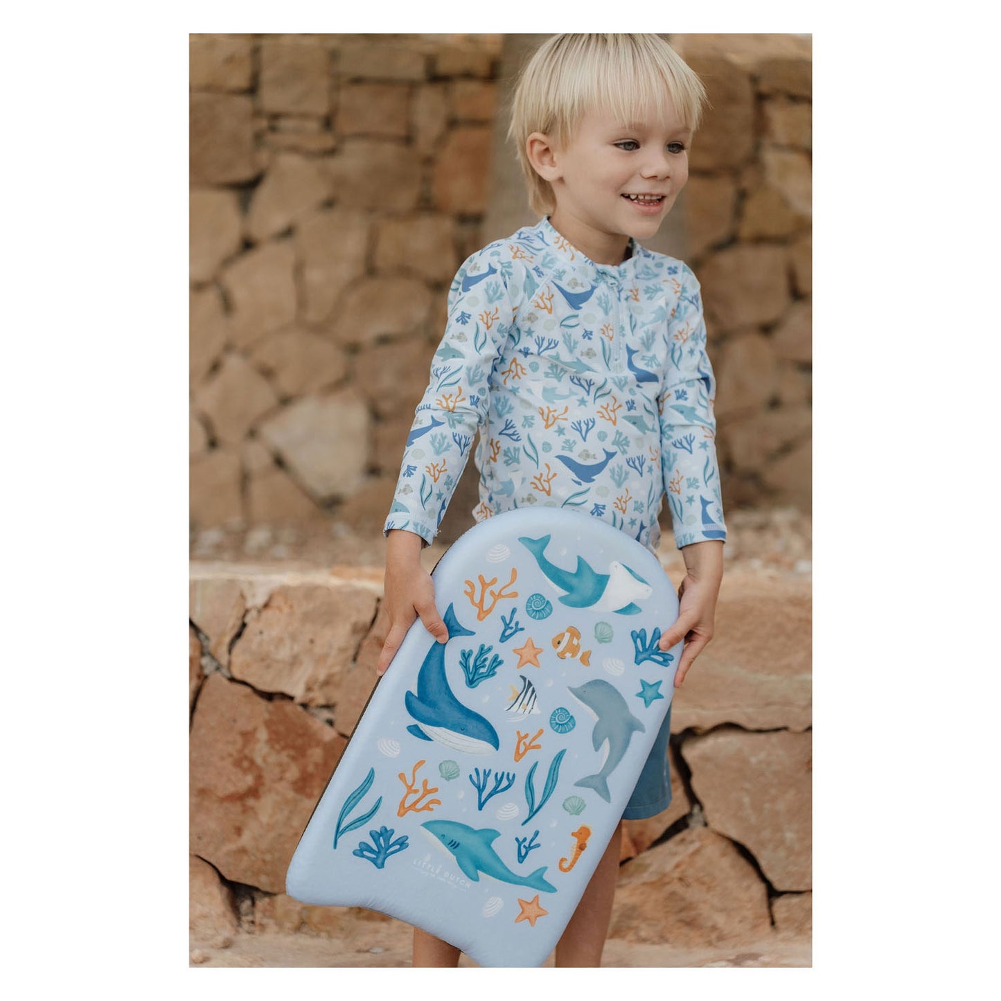 Little Dutch Ocean Dreams Kickboard Blue