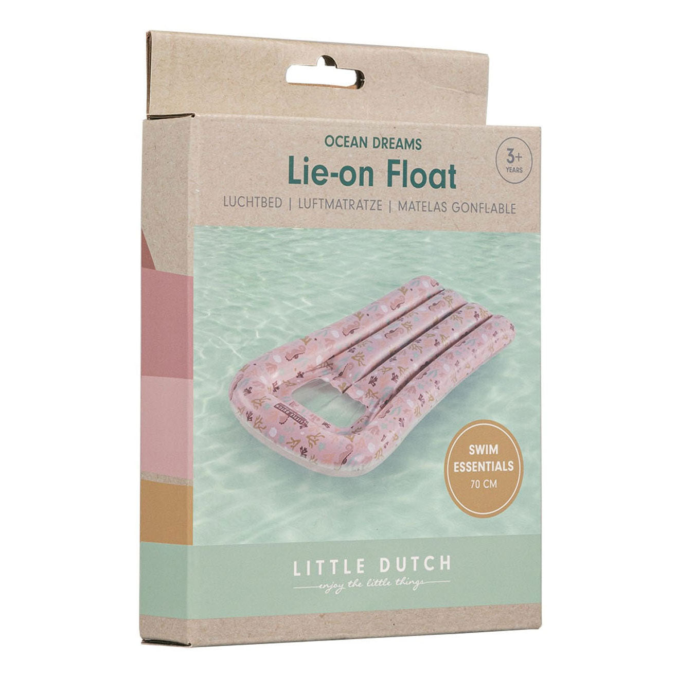 Pequeños sueños del océano holandés airbed rosa