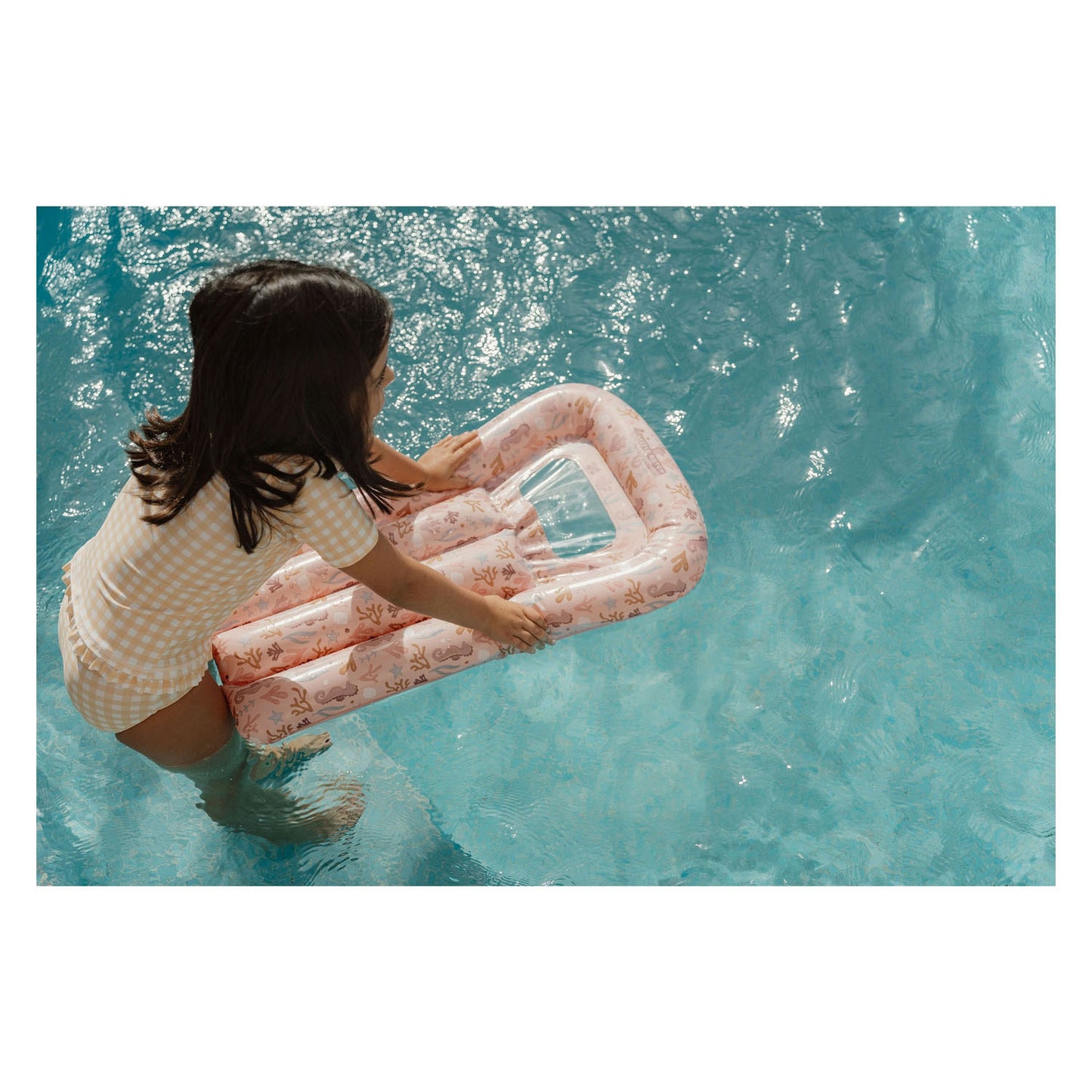 Pequeños sueños del océano holandés airbed rosa
