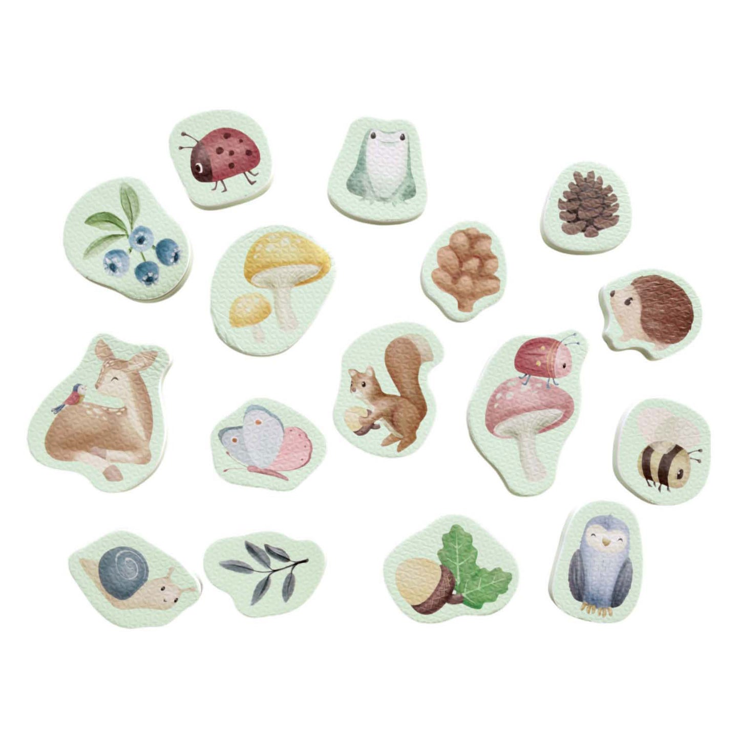Piccole figure di schiuma cattiva olandese