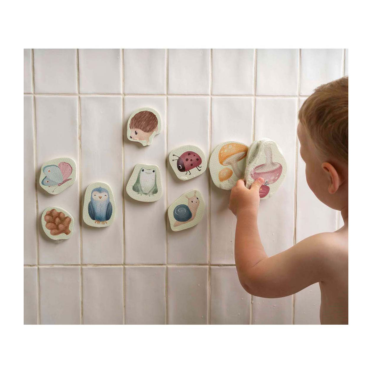 Piccole figure di schiuma cattiva olandese