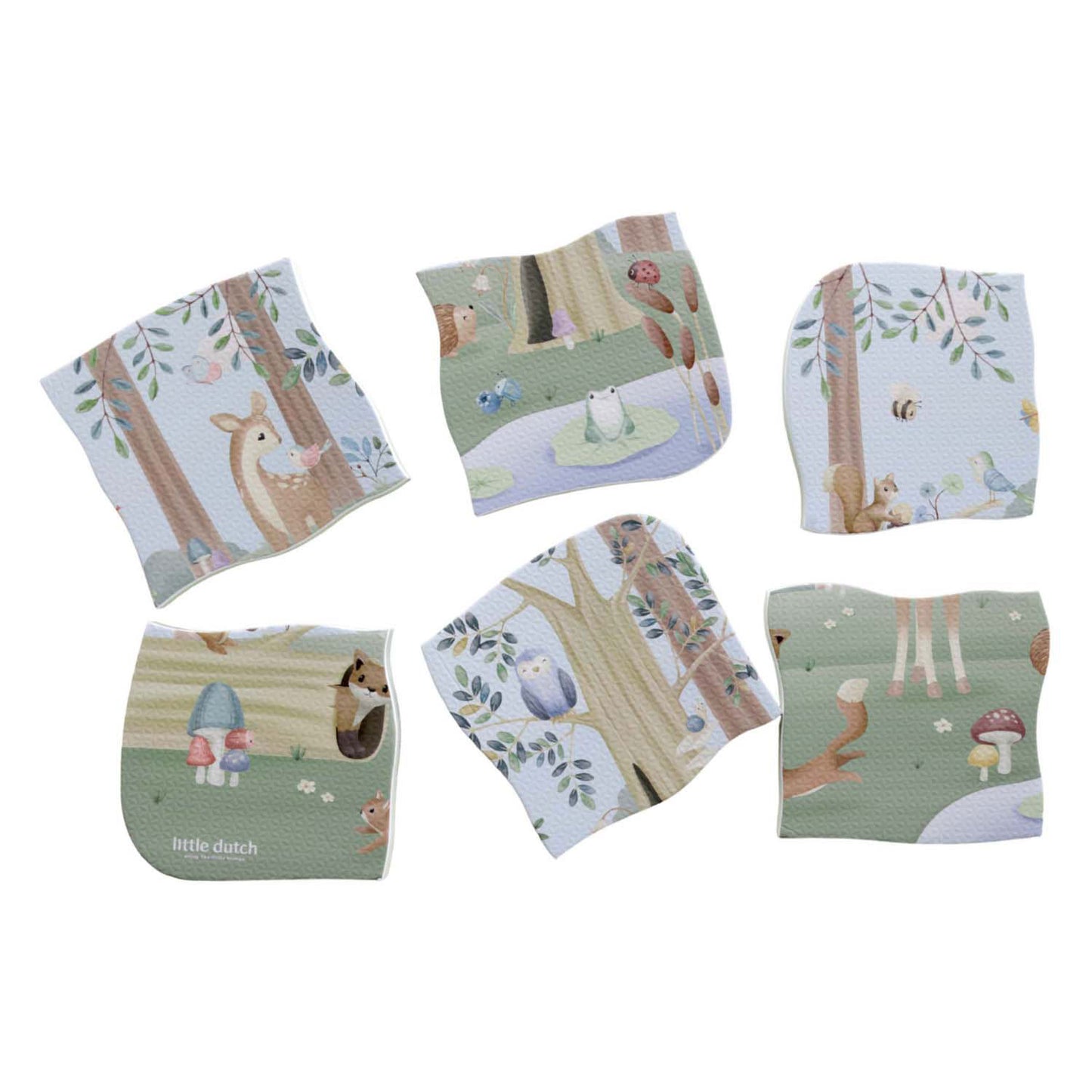 Piccolo puzzle del bagno di Friends forestale olandese