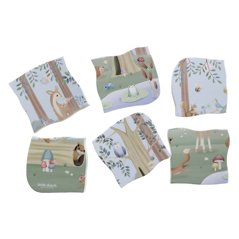 Piccolo puzzle del bagno di Friends forestale olandese