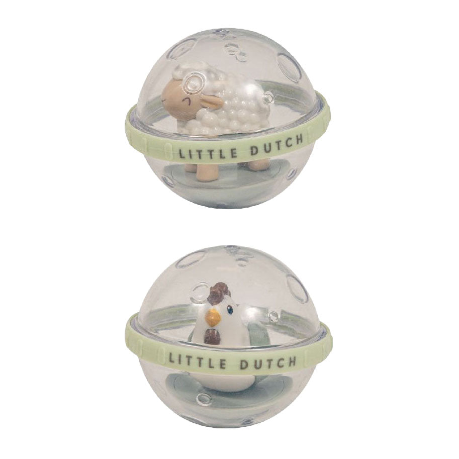 Piccole palline rotanti della fattoria olandese, set di 2