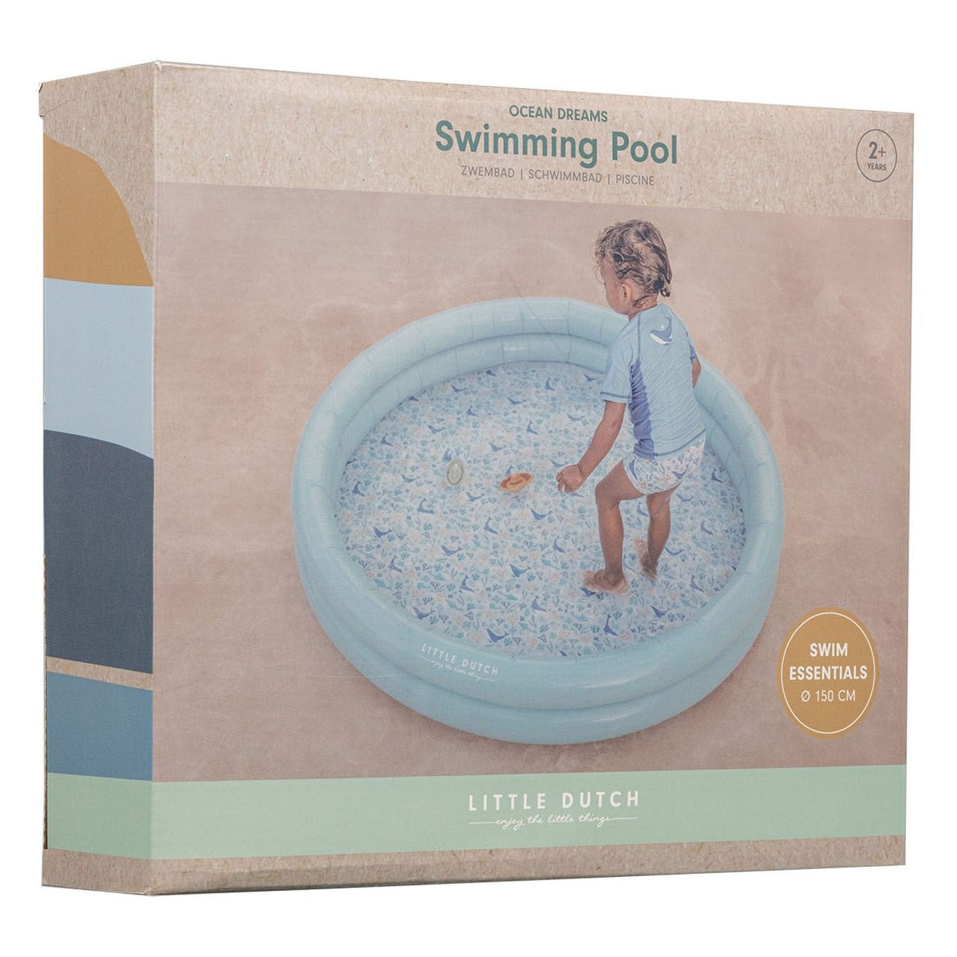 Little Dutch Ocean Dreams Swimming Pool Blue, 150 cm
