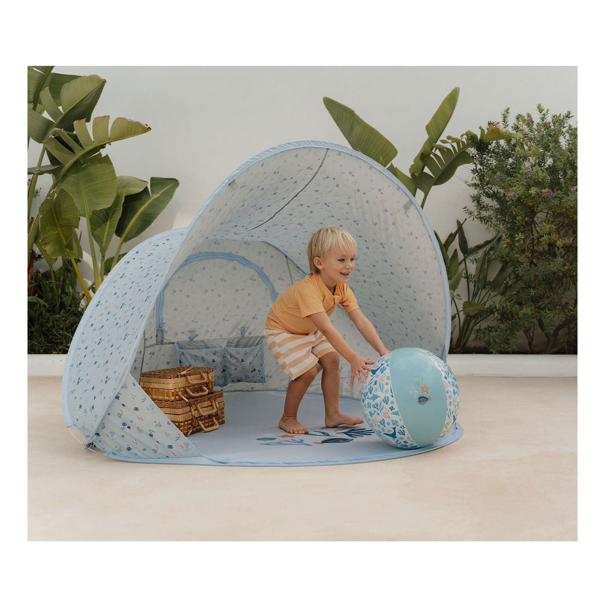Piccolo tenda pop-up dei sogni oceanici olandesi 122x110x122 cm blu