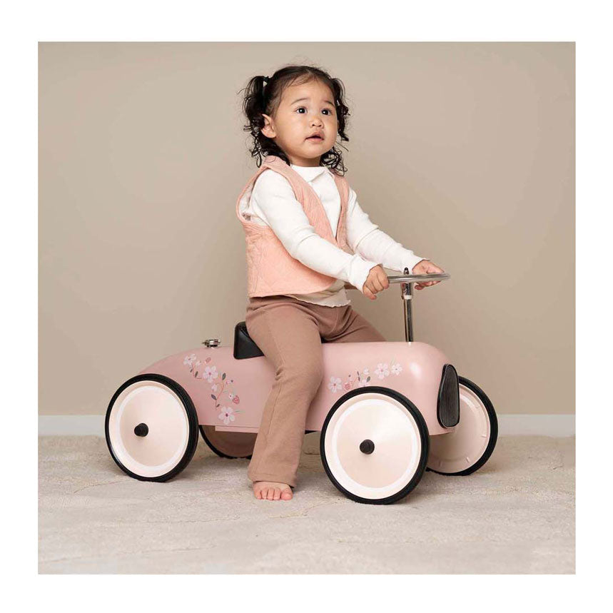 Little Dutch Retro Walking Car 75x40x40 cm Pink